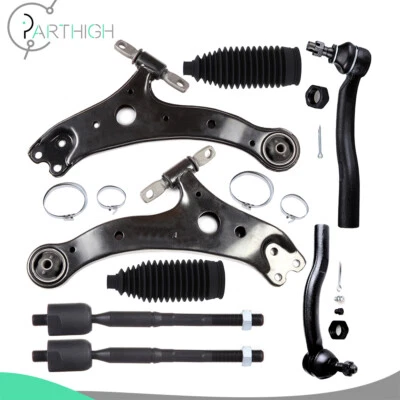 8x Front Control Arm Tie Rod End Link Suspension Kit For 2002-2003 Toyota Camry - Image 1 of 4