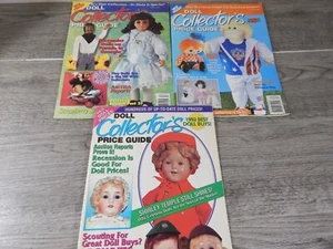 Lot of 3 Vintage Doll Collector's Pice Guide Magazines (1990's) - Picture 1 of 6