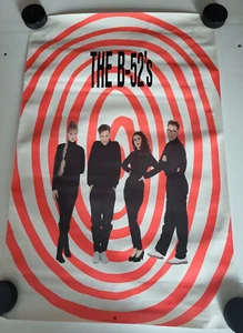 1989 B-52's Promo Music Poster - Reprise Records 23" x 35" - Picture 1 of 13