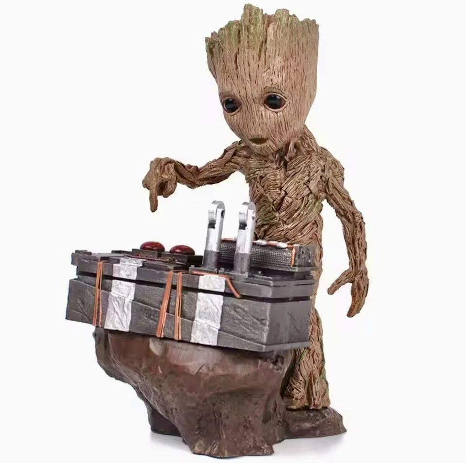 Action Figure Baby Groot 17 Cm Marvel Guardiani della Galassia Vol. 3 Nuova  Pvc - Immagine 1 di 4