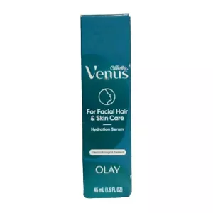 NUOVO Gillette Venus Olay siero idratante per capelli e cura della pelle del viso 1,5 fl. oz. - Foto 1 di 8
