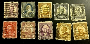 JUEGO DE 10 SELLOS USADOS - VER FOTOS PARA MÁS DETALLES - BUEN ESTADO - Imagen 1 de 2