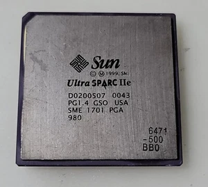 Vintage Rare Sun UltraSparc IIe SME1701 PGA Processor Collection/Gold Recovery - Picture 1 of 2
