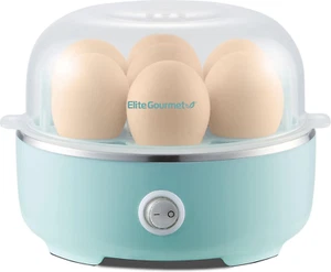 Electric Egg Cooker Boiler 7 Egg Steamer Non Stick Hard Boiled Auto-Off - Picture 1 of 14