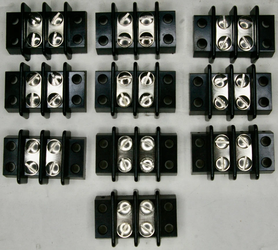 2-141 Style BEAU 18000 Series 2 Pos  Barrier Strip Lot of 10 - Image 1 of 3