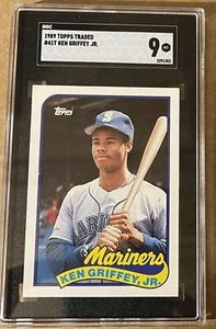 1989 Topps Traded #41T Ken Griffey Jr RC Rookie Mint SGC 9 - Picture 1 of 2