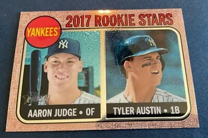 2017 AARON JUDGE #99/999 TOPPS CHROME HERITAGE #214 RC JERSEY # MATCH 1/1 - Picture 1 of 11
