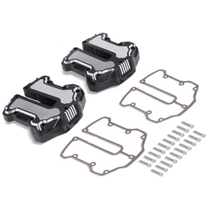 CNC Cut Lower Rocker Box Cover For Harley Touring M8 Road Street Glide CVO 18-UP - Imagen 1 de 4
