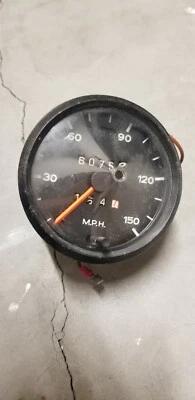 Porsche 924 VDO 150mph Speedometer  Odometer Gauge   - Image 1 of 2