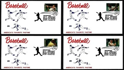 USA SCOTT # 4694-4697, GLEN SET FDC COVERS MAJOR LEAGUE BASEBALL ALL-STARS 2012 - Image 1 of 4