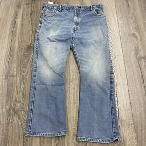 Pantalones de mezclilla Levi Strauss originales de calidad remachada 517 para hombre azules W42 L30 - Imagen 1 de 8