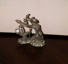 Vintage Spoontiques Pewter Wizard Magical Crystal Ball - Mr 942 Mr942 Tiny 1.75"