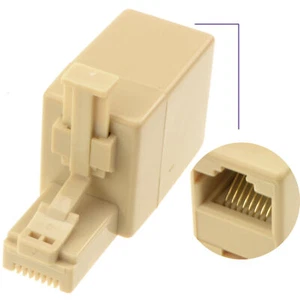 RJ45 Éthernet Croisé Adaptateur / Franchi Adaptateur Réseau - Photo 1/12