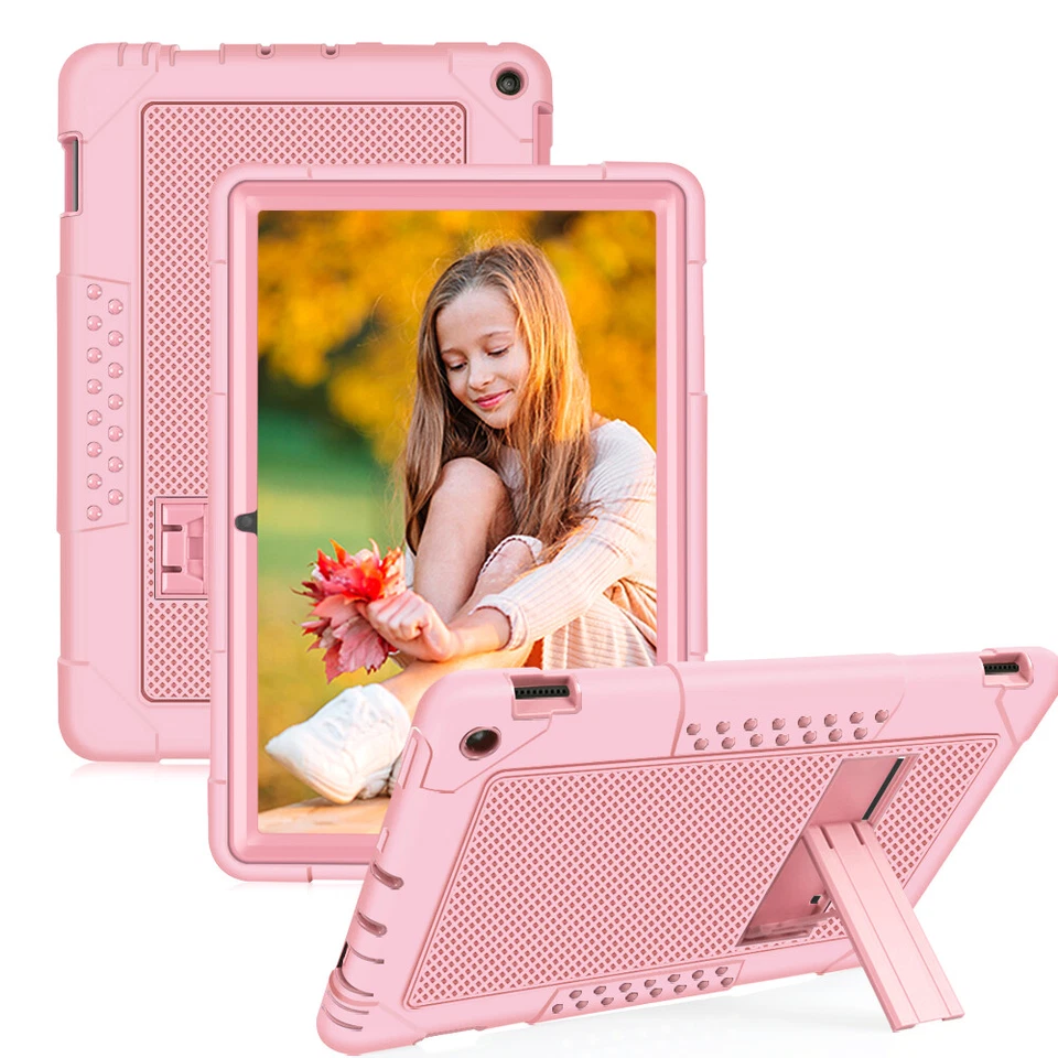 Funda resistente híbrida resistente a prueba de golpes para tablet Amazon Fire HD 10 11ª generación Foto 1 de 4