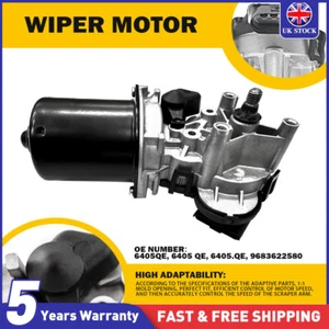 Front Windscreen Wiper Motor For Citroen C3 MK2 / DS3 2009-2016 RHD 6405QE Black - Picture 1 of 13