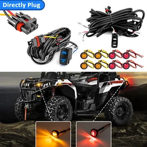 Kit de cableado de señal de giro + cable de pulso de barra de luz LED para Polaris Ranger XD 1500 Crew - Imagen 1 de 12