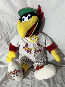 Vintage Build A Bear Fredbird St. Louis Cardinals 2006 World Series Champions - Picture 1 of 8