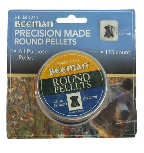 Pellets de plomo nariz redonda Beeman Sportsman Series .22 cal (175 unidades) Foto 1 de 1