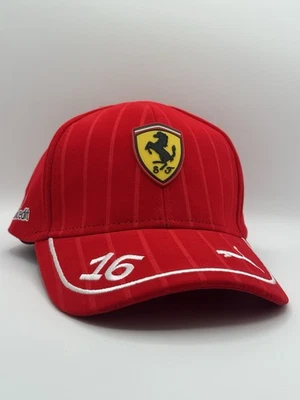 Charles Leclerc Ferrari F1 Hat Red Velour OS Replica - Image 1 of 4