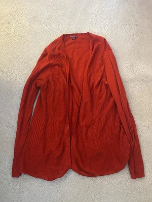 Cárdigan abierto Target Merona rojo suéter talla XL Foto 1 de 3