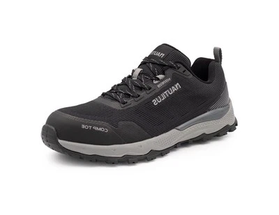 鹦鹉螺工作鞋男式 Trillium CT 电气危险黑色 N5305 — 第 1/4 张图片