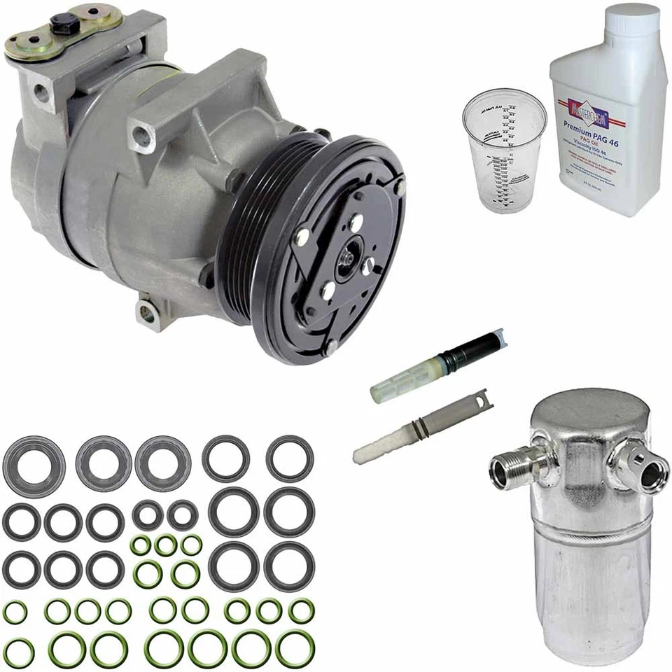 Компрессор переменного тока Omega с ремонтным комплектом кондиционера для Chevrolet Impala Monte Carlo - Изображение 1 из 1