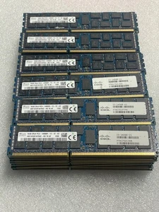 960GB Lot of 60x 16GB 2Rx4 PC3-14900R ECC DDR3 Server RAM Memory Cisco Dell - Picture 1 of 5
