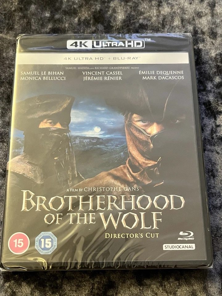 4K UHD BLU-RAY    BROTHERHOOD OF THE WOLF    BRAND NEW SEALED UK STOCK - Image 1 of 1