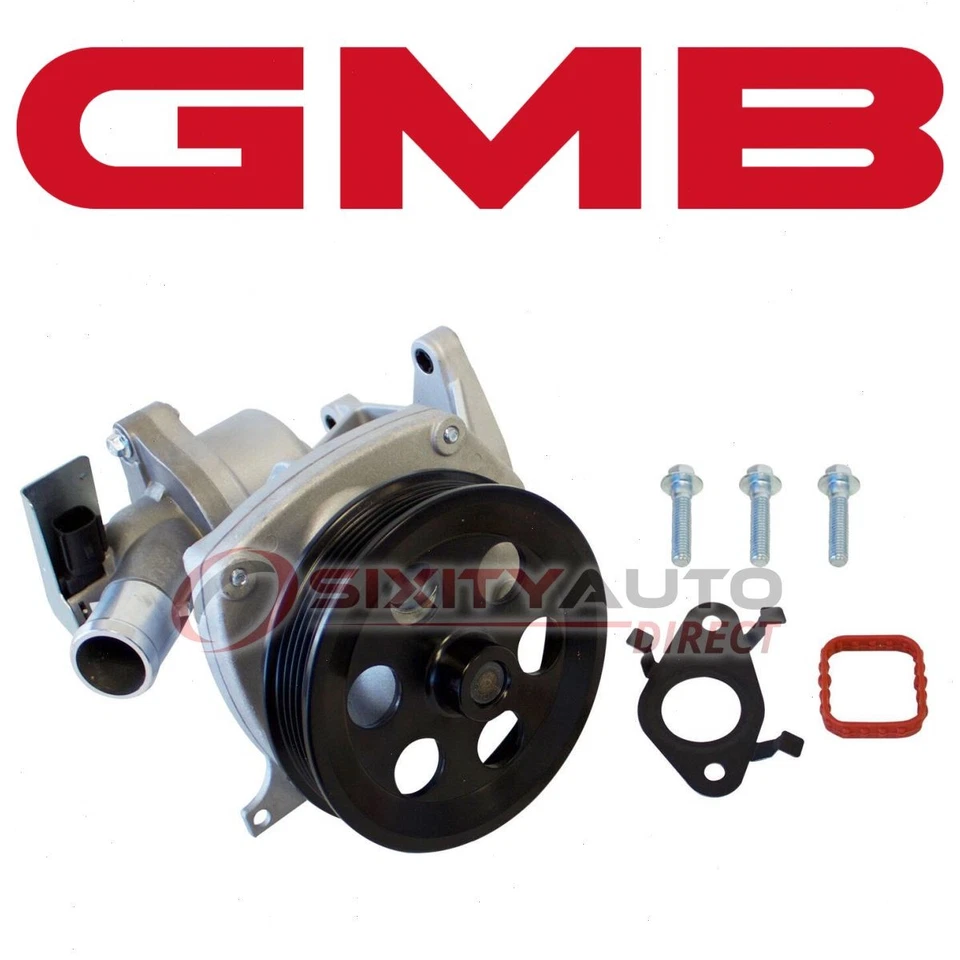 GMB Water Pump for 2013-2022 Chevrolet Malibu 2.0L 2.5L L4 - Coolant oa - Image 1 of 4
