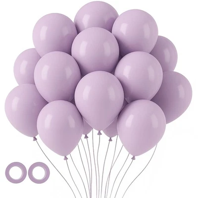 105 globos morados lila para cumpleaños, graduación, decoración de baby shower Foto 1 de 4