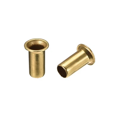 5mm x 10mm Through Hole Copper Hollow Rivets Grommets Circuit Board PCB 200Pcs - image 1 of 3