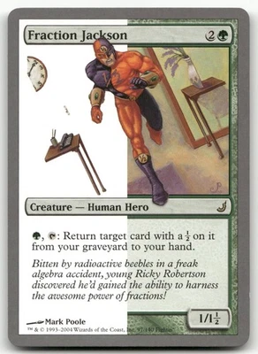 Fraction Jackson #97 (NM) Unhinged UNH Magic MTG - Image 1 of 2