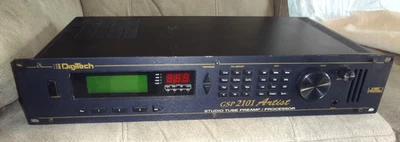 Pré-amplificador/processador de guitarra Digitech GSP-2101 tubo de estúdio efeitos múltiplos   - Imagem 1 de 4