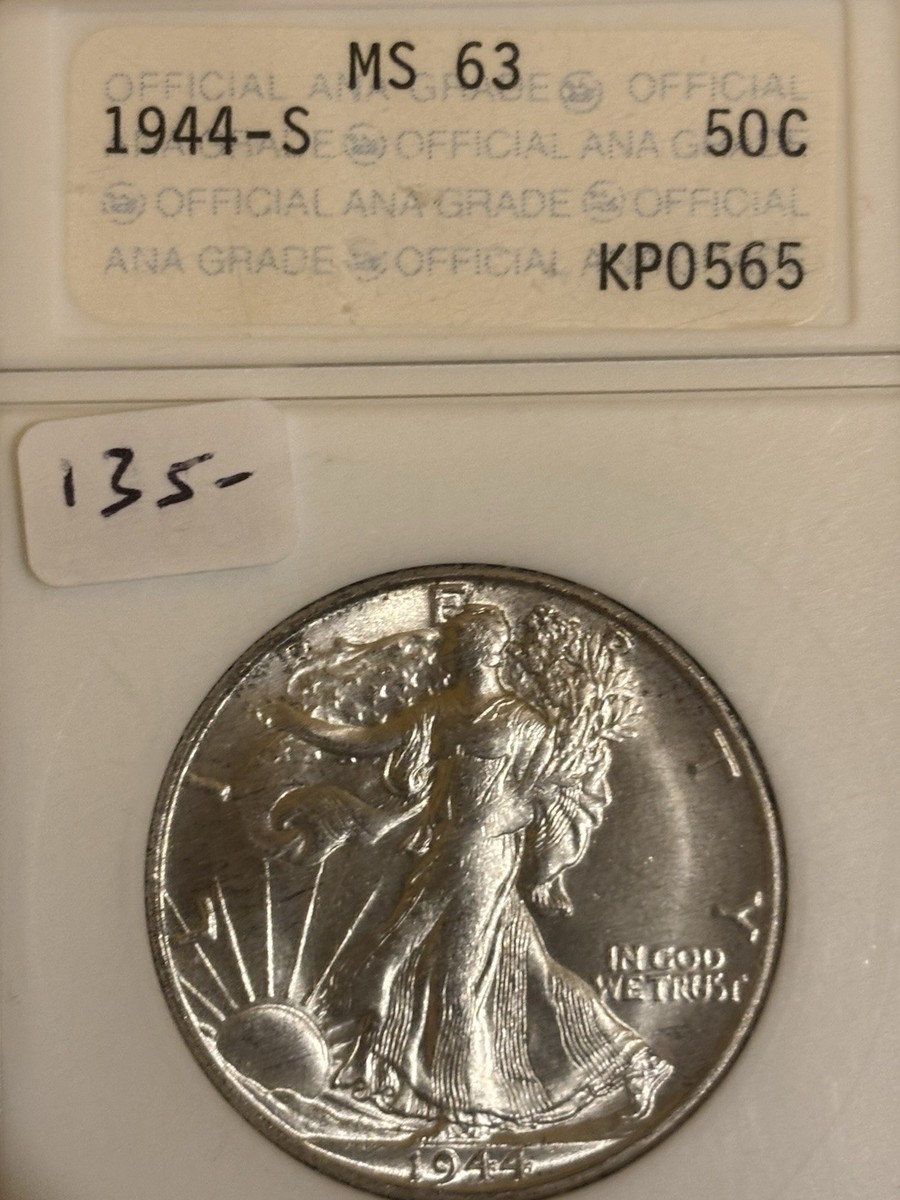 アメリカ　ウォーキングリバティー銀貨1942 PCGS MS63 アメリカウォーキングリバティー銀貨1942 PCGS MS63