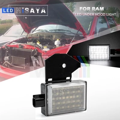 Lámpara de cortesía LED debajo del capó para Dodge Ram 1500 2500 3500 4500 5500 Foto 1 de 4
