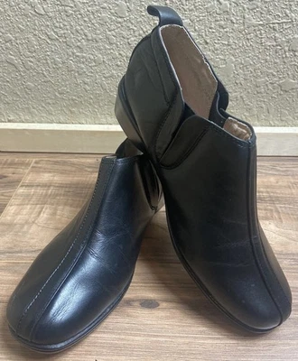 Boca Republic Mujer’s 7.5 Cuero Botines Zapatos Sin Cordones Tacón de Cuña México Foto 1 de 4