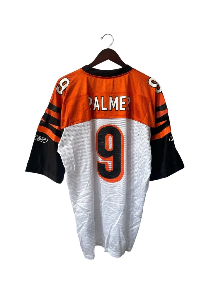 Carson Palmer Cincinnati Bengals NFL Reebok Mens White Jersey XL XLarge #9