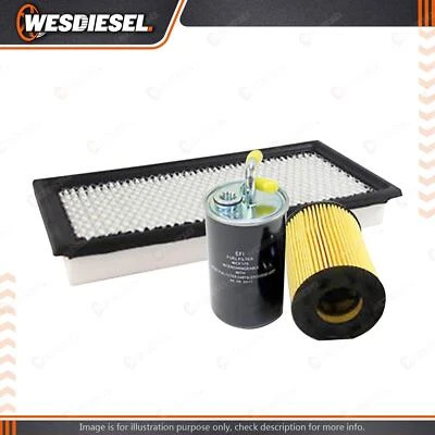 Oil Air Fuel Filter Service Kit fits Jeep Compass Patriot MK 2.0L 07-10 - image 1 of 2