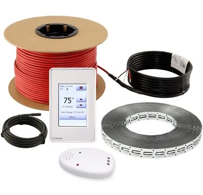 LuxHeat Cable Kit 120v (10-150sqft) Electric Radiant Floor Heating System Tile + - Image 1 of 4