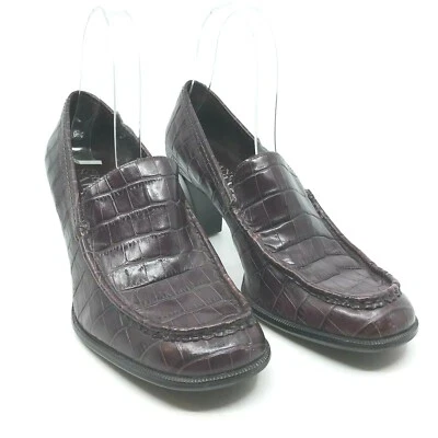 Zapatos para mujer Franco Sarto 7,5 M con estampado de cocodrilo sin cordones [A16] Foto 1 de 4