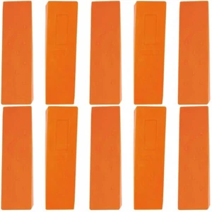 10 Pack 10" Tree Felling Wedge Logging Bucking Falling ABS Plastic (Orange) - Picture 1 of 7