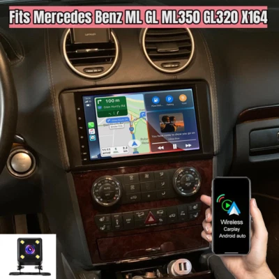Carplay For Mercedes Benz ML350 GL320 X164 Android 12 Car Stereo Radio Navi GPS  Foto 1 de 4