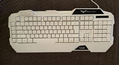 Magic Eagle Havic White Keyboard HV-KB558CM - Image 1 of 4