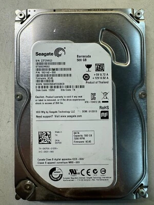 DELL 9CF26 ST500DM002 1BD142-500 500GB Firmware KC45 Date Code 13392 SATA 3.5" - Image 1 of 4