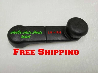 Inside Manual Window Crank Handle BLACK LH = RH for 92-96 1992-1996 FORD BRONCO Foto 1 de 4