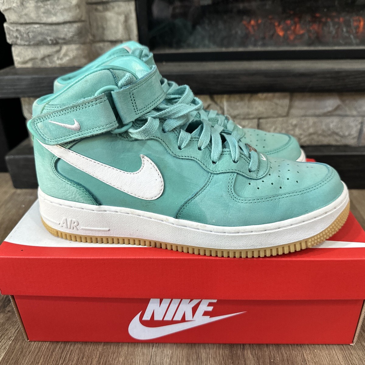 NIKE ☆ Air Force 1 Mid '07 ‘Washed Teal’ Nike Air Force 1 Mid '07 Washed Teal | Hype Clothinga