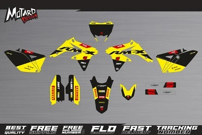 Kit de gráficos para Suzuki RMX 450 Z 2010-2014 2015 2016 2017 2018 2019 2020 calcomanías Foto 1 de 3