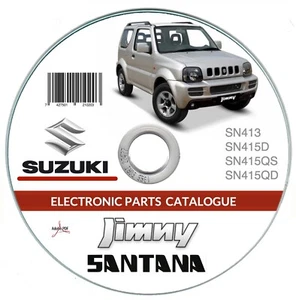 Suzuki Jimny/Santana (2001-2012) catalogo dei ricambi su cd - Foto 1 di 7