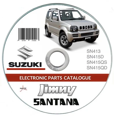 Suzuki Jimny/Santana (2001-2012) catalogo dei ricambi su cd - Immagine 1 di 4