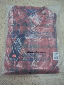 Cotton Traders Long Sleeve Check Cord Shirt Pink 4XL rrp £34.00 - Picture 1 of 5